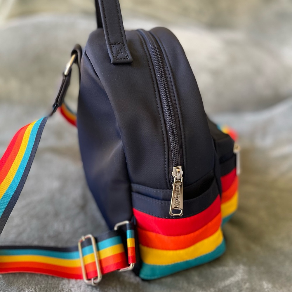 Disney Cruise Line x Loungefly Mini Backpack – Rainbow Straps (12”) - Picture 5 of 9